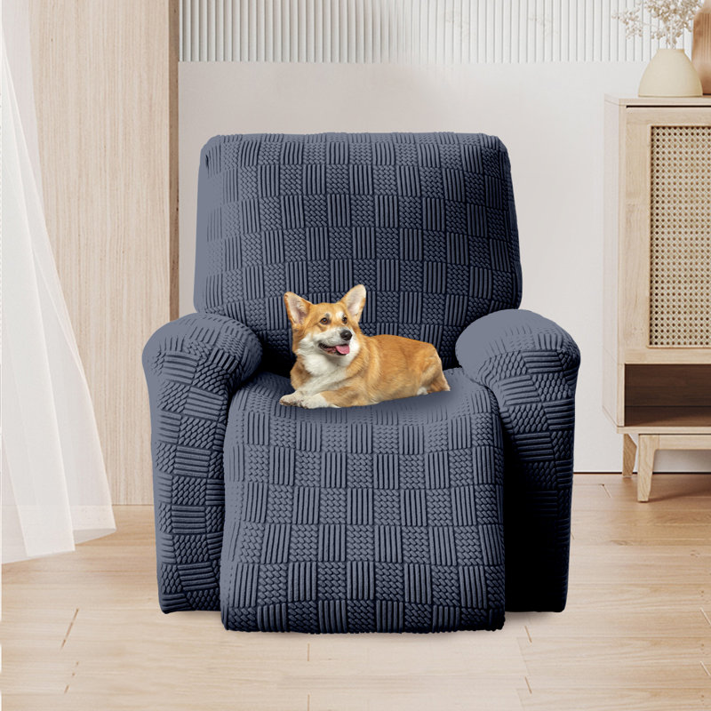 Housse pour fauteuil inclinable à coussins carrés/rectangulaires