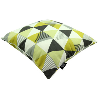 Amelia Geometric Square Cushion