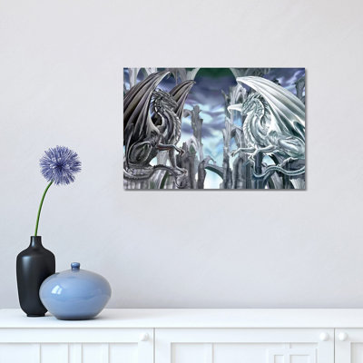 «Checkmate Unflattened» par Ruth Thompson - peinture sur toile tendue