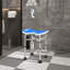 Adjustable 'u' Seat Shower Stool – Comfortable Padded Bath Chair For Seniors-607108296