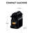 Nespresso Inissia Original Coffee and Espresso Machine by De'Longhi, Black