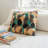 Fancy Feather Animal Print Reversible Throw Pillow-1487146141