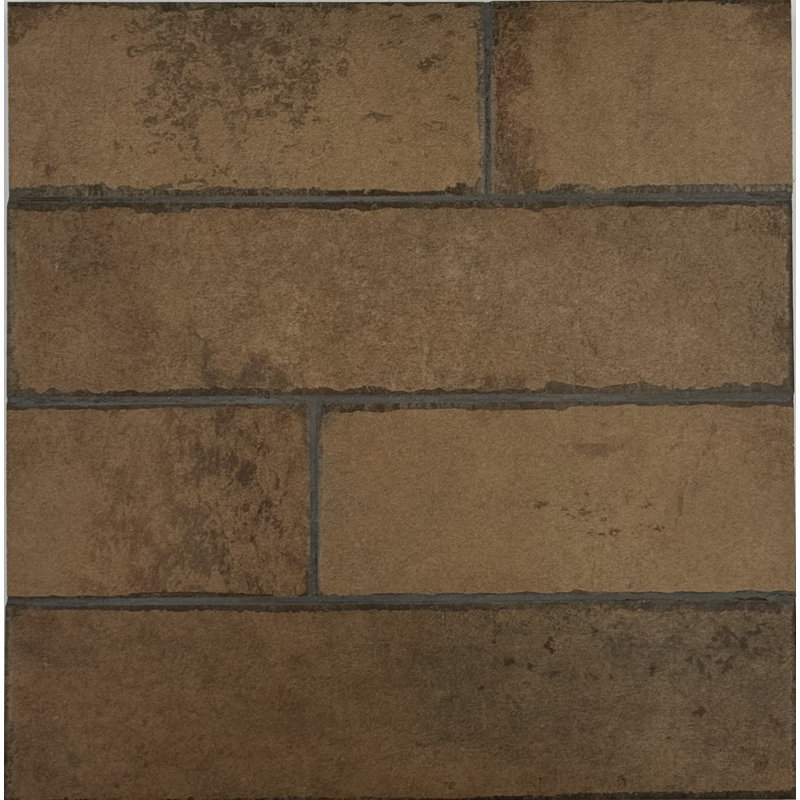 Huntley 3" x 12" Ceramic Wall Tile, Brown
