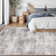 Asher Modern Abstract Machine Washable Area Rug With Non-Slip Backing