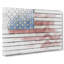 Painted American Flag In Abstract - Wrapped Canvas Print-55310533