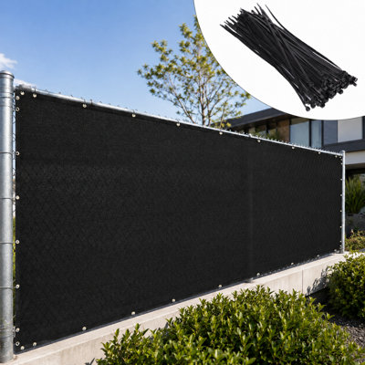 Royal Shade Privacy Screen Cover Windscreen with Heavy Duty Brass Grommets