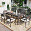Table de salle à manger et chaises d'extérieur en bois d'acacia pour patio, balcon, cour arrière-1825464998