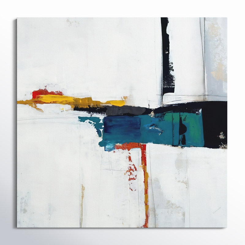 " Seconds Of Circumstance II " by Sydney Edmunds Painting Print, 36" H x 36" W, Wrapped Canvas, No Frame