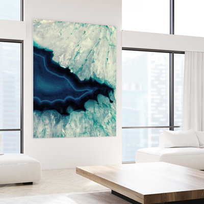 " Up Close Blue Mineral II " by Susan Bryant