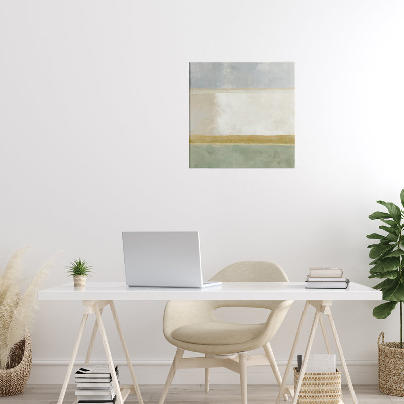 Toile à formes équilibrées terreuses, conception par J: L Design, H 17 po x l 17 po