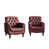 Dark Red Faux Leather is out of stock selected