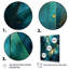 Pyramide bleue émeraude II - art mural abstrait-625940893-625940892
