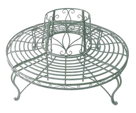 Outdoor Bench, Light green