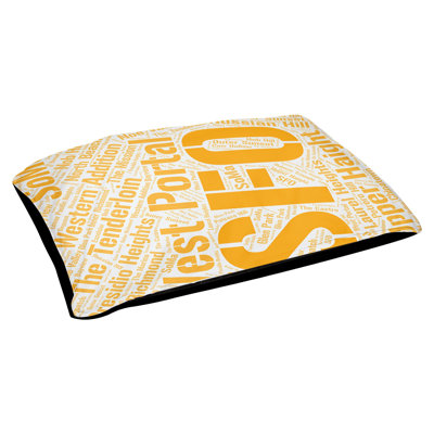 Coussin de chien « districts »