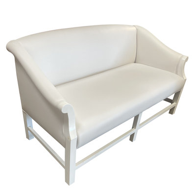 62'' Faux Leather Loveseat