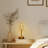 11.4'' Acrylic Table Lamps Nightstand Bedside Lamp Dimmable with 3 Color Lighting