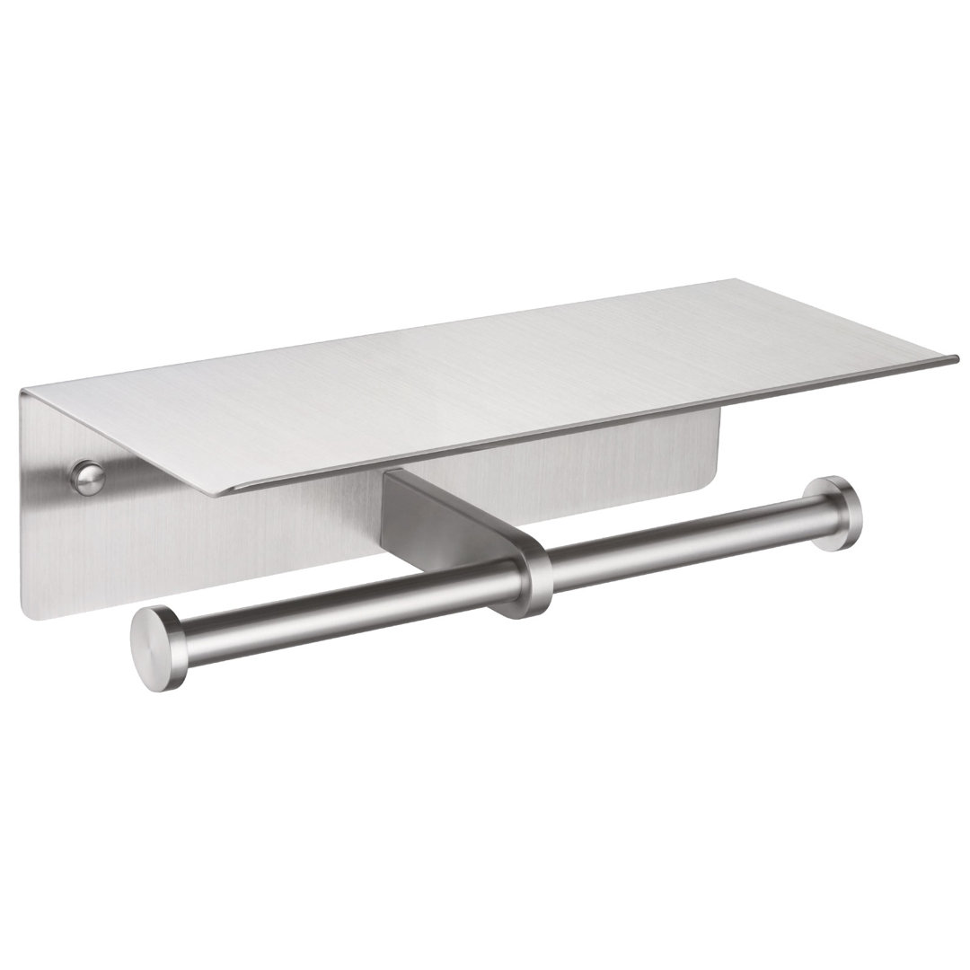 Wall Mount Toilet Paper Holder with Shelf APLusee 