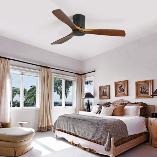 George Oliver Nicola 52'' Ceiling Fan Without Lights & Reviews | Wayfair