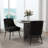 Dinnington Velvet Upholstered Side Chair With Legs-1327015330