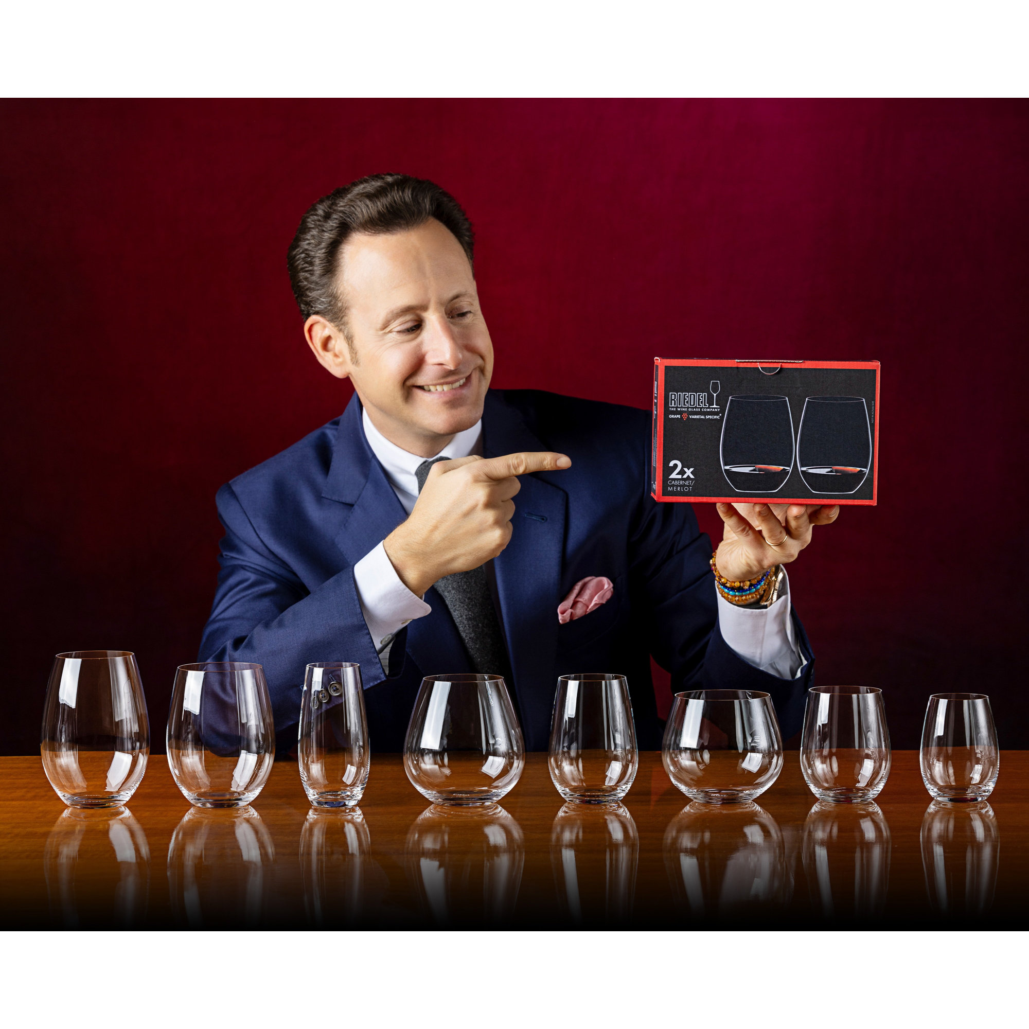 RIEDEL The O Wine Tumbler Cabernet/Merlot Wine Glass