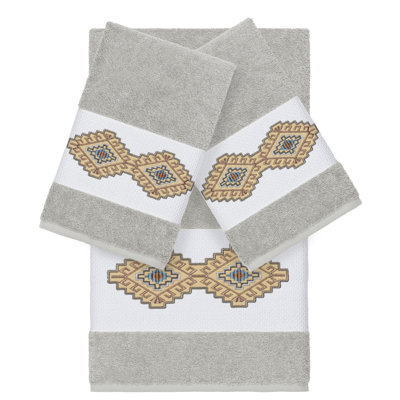 Gianna 3 Piece Turkish Cotton Towel Set