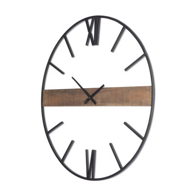 Roman Metal Analog Wall Clock