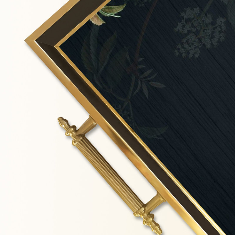 Élégant plateau en verre de 19,7 po x 11,4 po x 1,4 po | Fabrication 100% verre durable | Facile à nettoyer avec un chiffon humide | Idéal pour le service, la présentation décorative et l'organisation | Ajout élégant à la décoration intérieure
