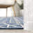 Royalston Power Loom Tribal Blue Indoor/Outdoor Patio Rug-868252880