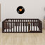 Structure de lit en bois avec clôture et porte-1199403457-1199403458