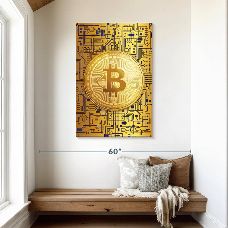 Logo Kerner Bitcoin, H 45 po x l 30 po
