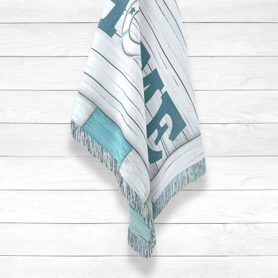 Nautical Home Woven Throw Blanket