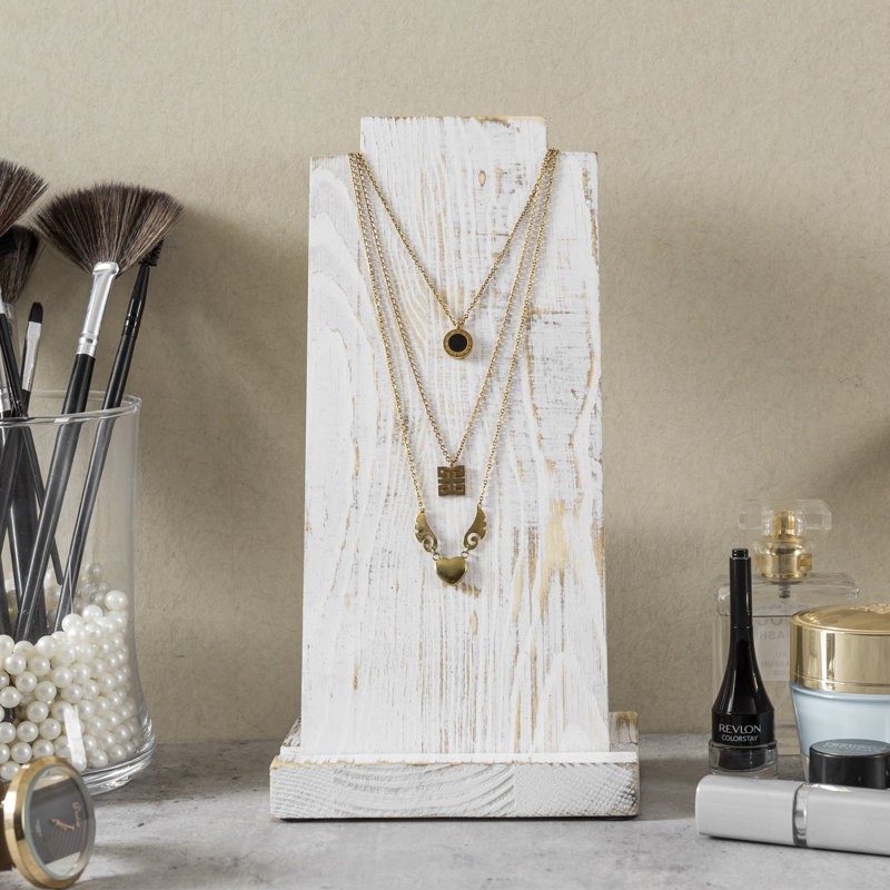 Solid Wood Necklace Jewellery Stand