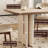Cave stone rock slab rectangular dining table set-111620203