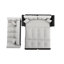 Grand lit gigogne gris 74,8 po, velours respirant multifonctionnel 3 en 1, structure, 2 traverses convertibles douces et longues, soutien confortable, design moderne-987212018