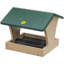 Mangeoire d'oiseaux à double face suspendue ou montée en plastique recyclé 10 po Birds Choice, taupe / vert-14033272-78617446