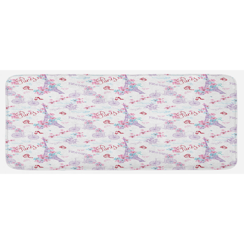 Tapis de cuisine romantique