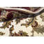 Hand-Knotted High-Quality Ivory and Red Area Rug