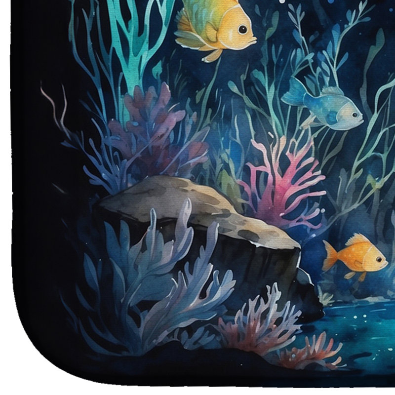 Tapis de séchage bioluminescent pour poisson