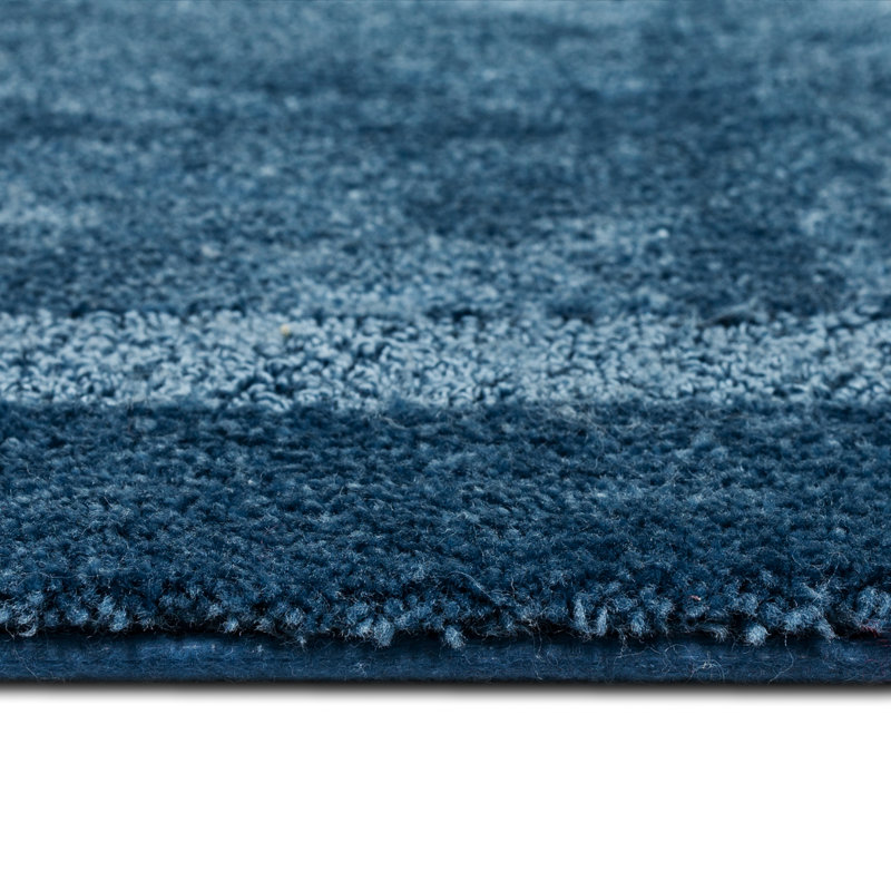 Tapis pour salle de bain Carlino, l 24 po x L 40 po, Aigue-marine