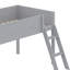Lit mezzanine robuste en bois de pin avec bureau intégré, éclairage DEL et rangement-1197289274-1197289223