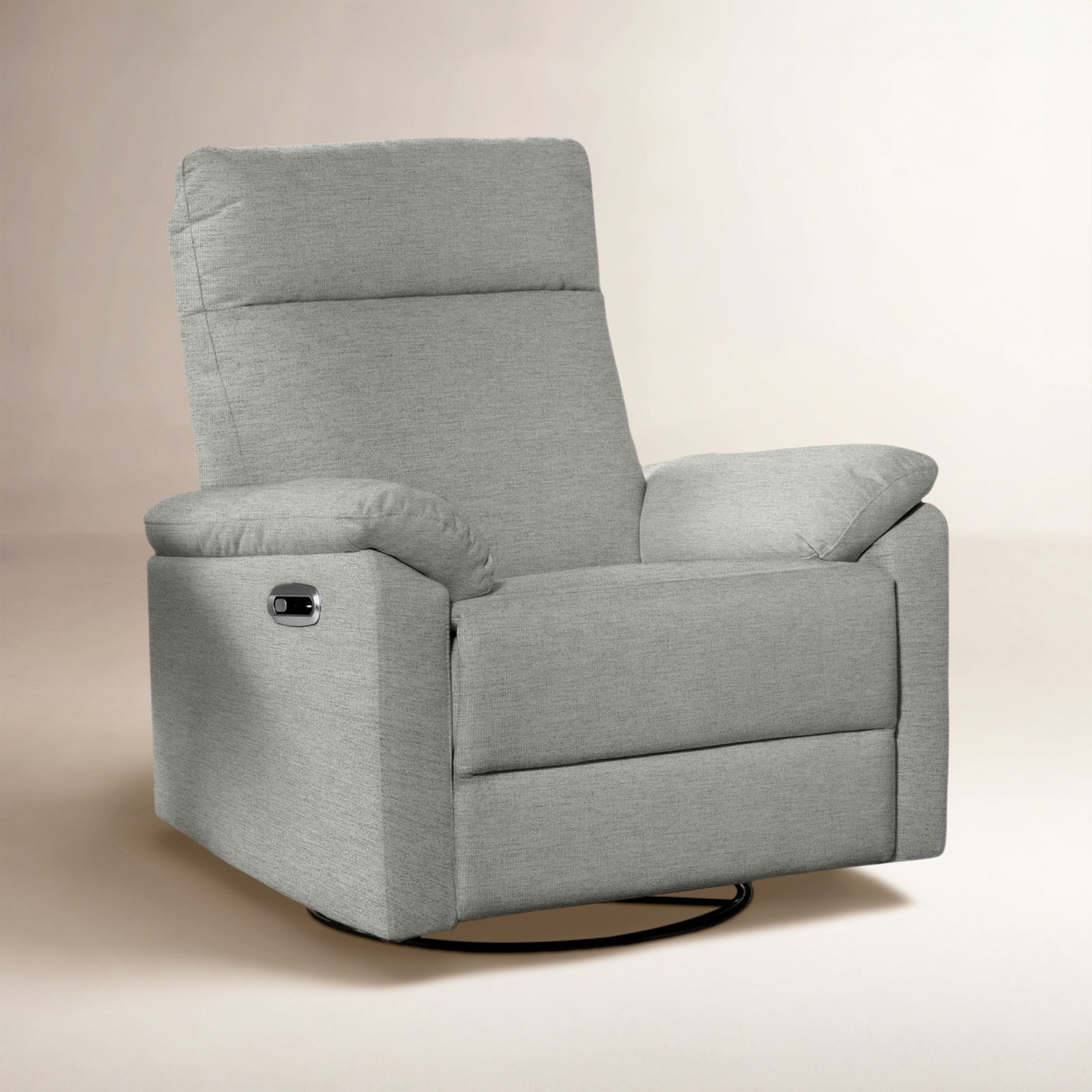 daVinci Suzy Electronic Recliner and Swivel Glider, Frost Gray