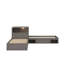 Lit plateforme en L avec armoires de rangement, bureau, lit gigogne et lumière DEL, lit plateforme en coin bas-1584193577