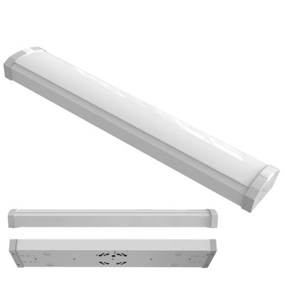 Lumière à DEL intégrée réglable à intensité variable de 5 couleurs (120 à 277 V), 2 300 lumens, blanc