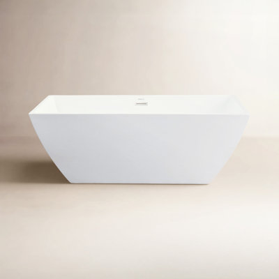 Lydia 59" Freestanding Soaking Bathtub