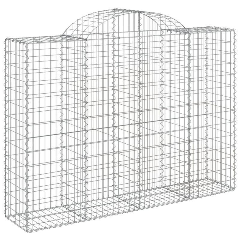 Clôture en métal argenté H 31,5 po x l 157,5 po