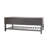 REGENT STORAGE BENCH WITH METAL RACK