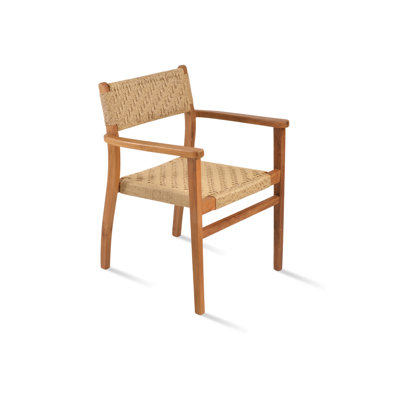 Palermo Solid Teak Stackable Wood Armchair