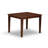 3 Piece Modern Dining Table Set Contains a Rectangle Wooden Table with Butterfly Leaf and 2 Dahlia Linen Fabric Upholstered Chairs, Mahogany-290093636