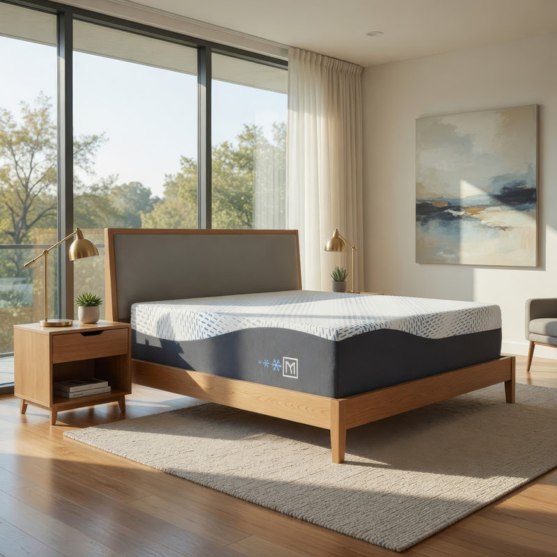 Matelas Miy, mousse viscoélastique imprégnée de gel, 14 pouces, réglable, Simple TG