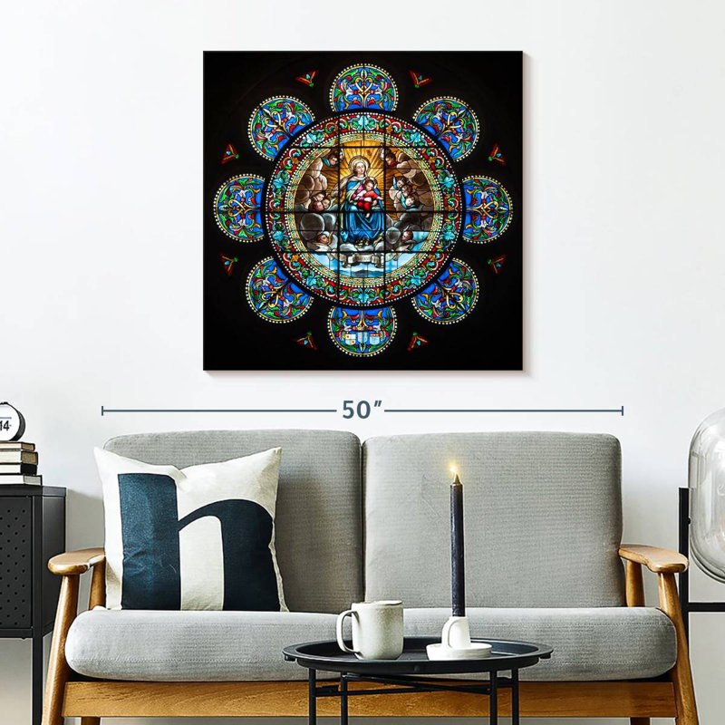 Vitrail Javetta de Marie et Jésus